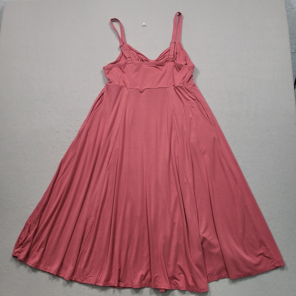 Torrid Super Soft Knit Button Front Midi Dress Rose Pink 00 17648047 - Picture 4 of 12